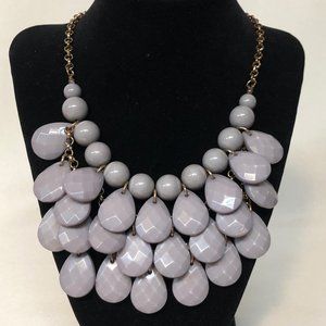 Grey or Gray chunky day or night necklace!  ABFAB!